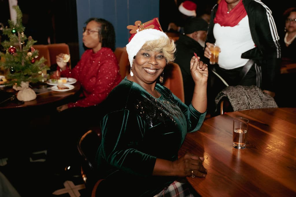 Happy vibes during our Holiday Mixer