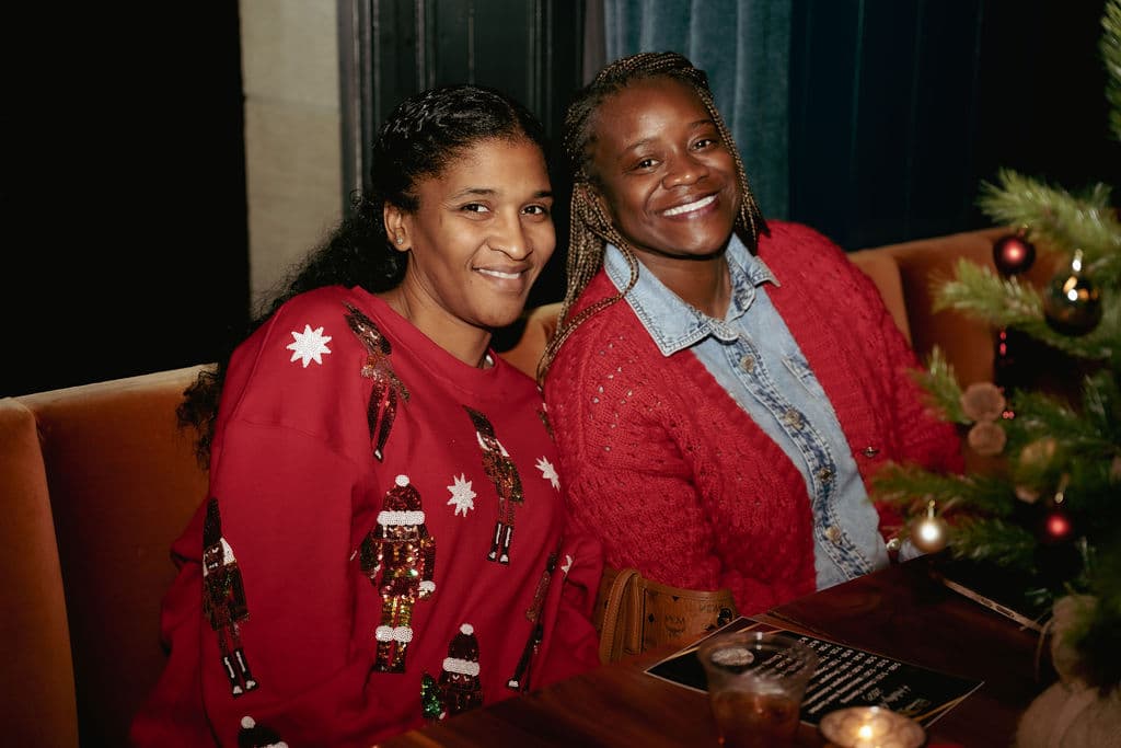 Happy vibes during our Holiday Mixer